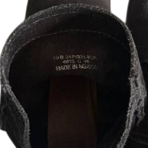 Frye Suede Leather Black Boots | Size 10 - Picture 6 of 8